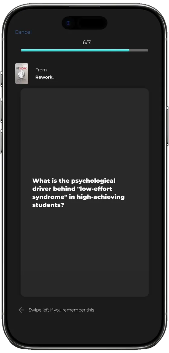Daily Recall — flashcard review